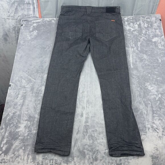 Off the Grid Hideout Jeans Mens Sz 40x36 Black Denim Taper Fit Pocket Stretch - Picture 2 of 14